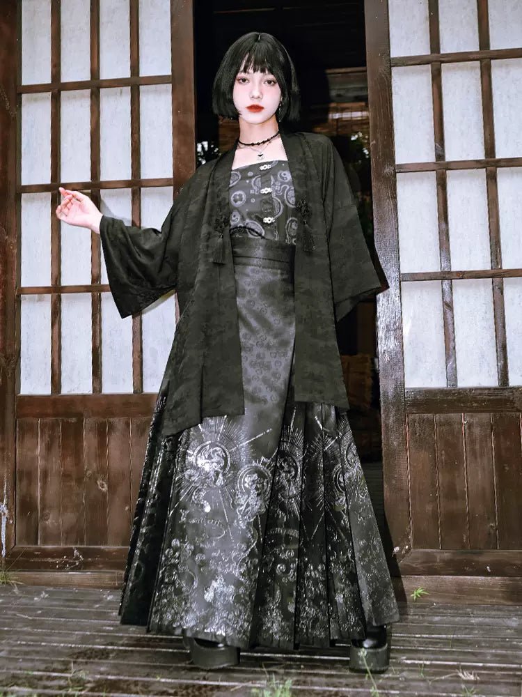 【Hanfu】Split the sky|Modern horse - faced skirthan fu Chinese han fu hanfu male tang dynasty clothes chinese hanfu tang dynasty outfits traditiona hanfu dress chinese hanfu chinese style dress dress fashion cheongsam dress q