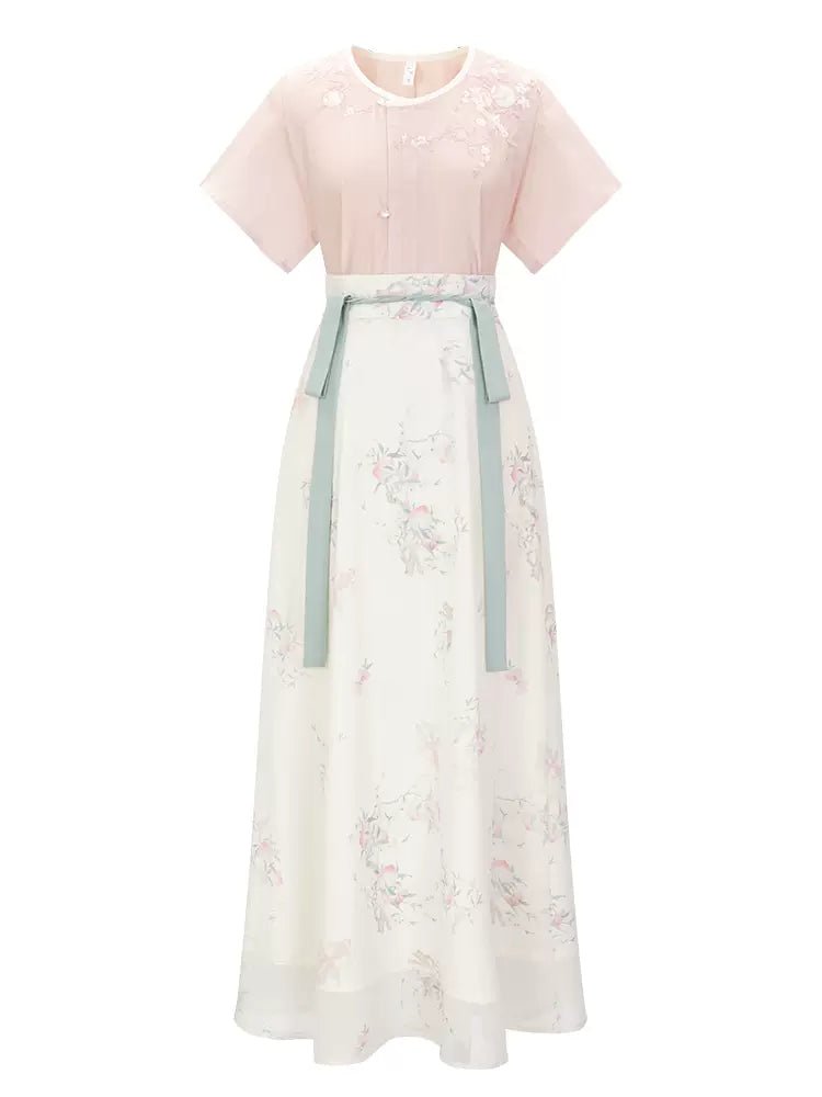 【Hanfu】Spring Breeze of Peach Blossoms | Modern Style Hanfuhan fu Chinese han fu hanfu male tang dynasty clothes chinese hanfu tang dynasty outfits traditiona hanfu dress chinese hanfu chinese style dress dress fashion cheongsam dress q