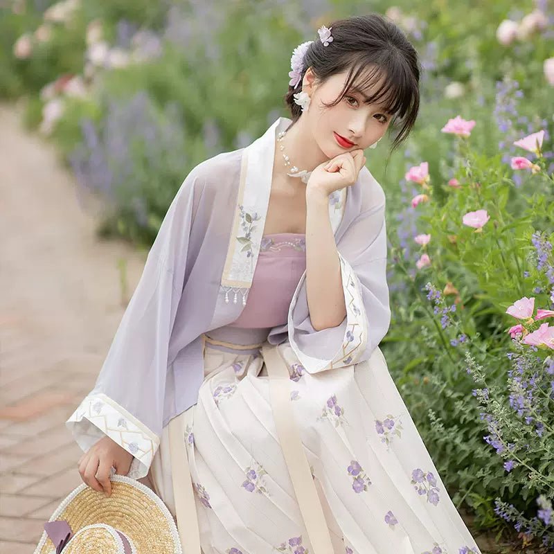 【Hanfu】Stroll Among Flowers at Sunset | Modern & Song Style Hanfuhan fu Chinese han fu hanfu male tang dynasty clothes chinese hanfu tang dynasty outfits traditiona hanfu dress chinese hanfu chinese style dress dress fashion cheongsam dress q