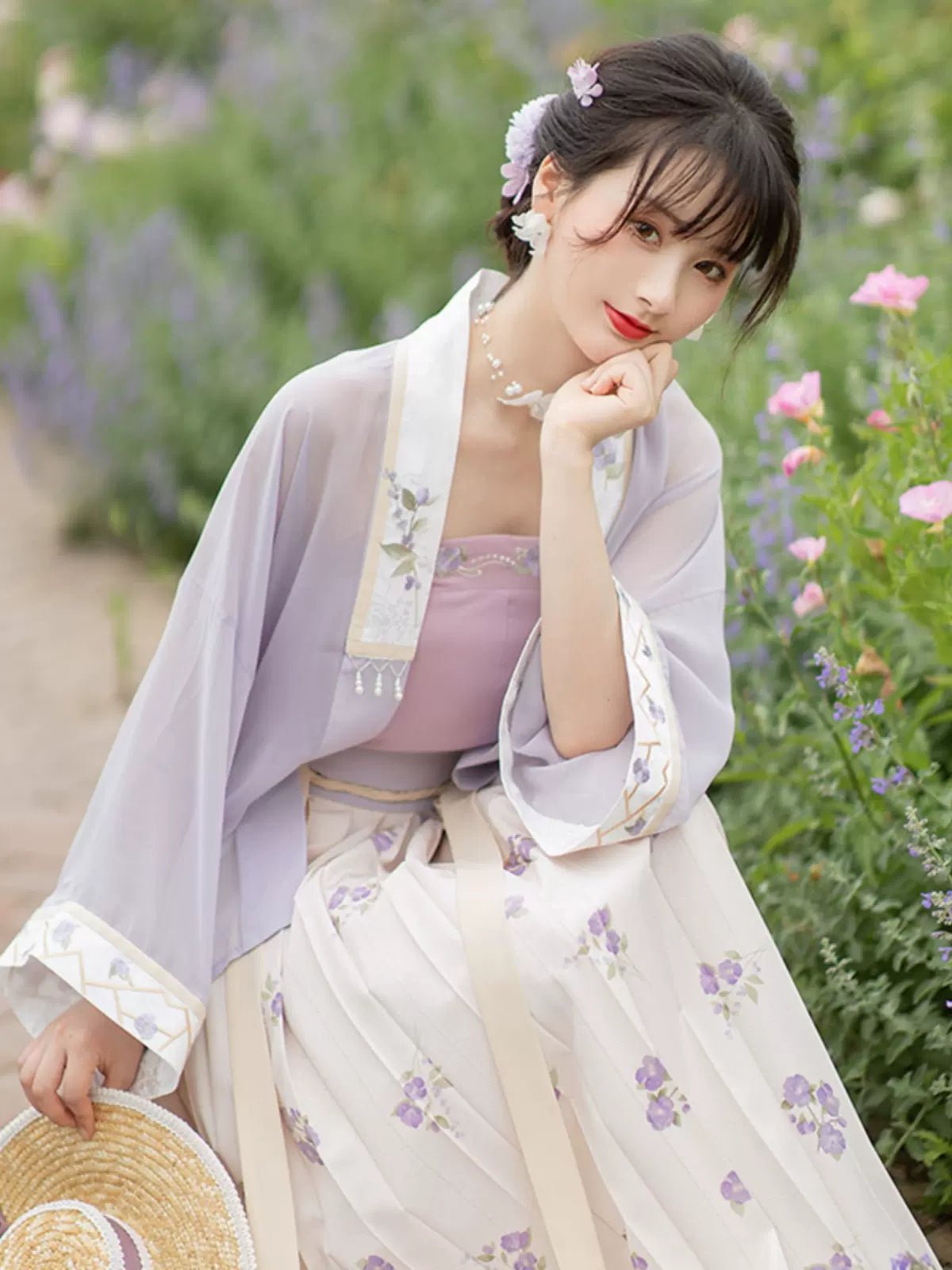 【Hanfu】Stroll Among Flowers at Sunset | Modern & Song Style Hanfuhan fu Chinese han fu hanfu male tang dynasty clothes chinese hanfu tang dynasty outfits traditiona hanfu dress chinese hanfu chinese style dress dress fashion cheongsam dress q