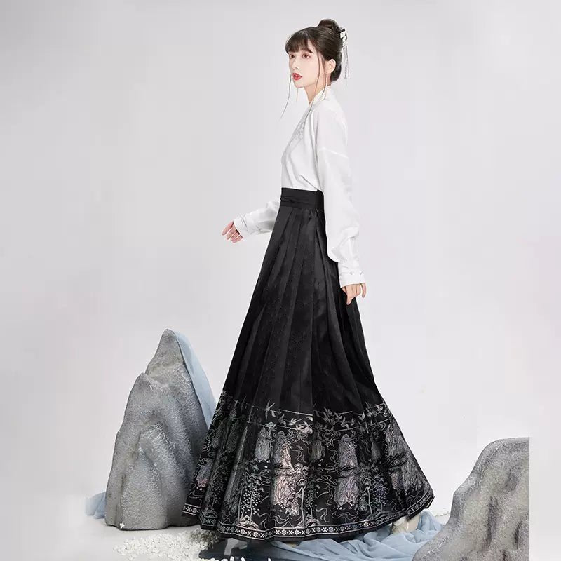 【Hanfu】The Graceful Charm of the Gentle Breeze | Mamian skirthan fu Chinese han fu hanfu male tang dynasty clothes chinese hanfu tang dynasty outfits traditiona hanfu dress chinese hanfu chinese style dress dress fashion cheongsam dress q
