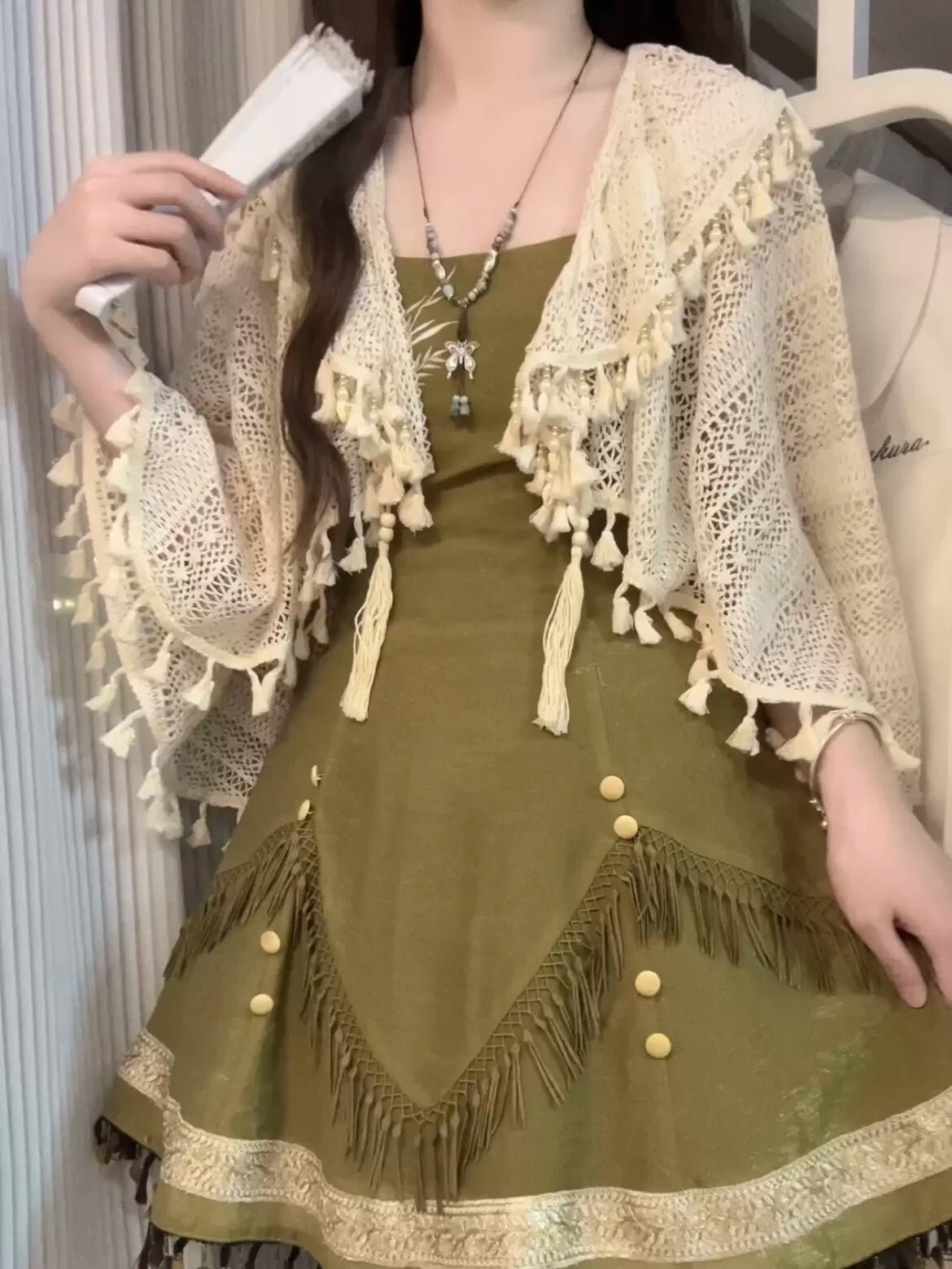 【Hanfu】The language of tea|Modern shawl suspender skirthan fu Chinese han fu hanfu male tang dynasty clothes chinese hanfu tang dynasty outfits traditiona hanfu dress chinese hanfu chinese style dress dress fashion cheongsam dress q