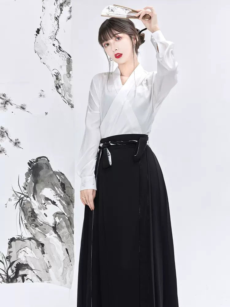 【Hanfu】Timeless Elegance, Ink Mountain Charm | Mamian skirthan fu Chinese han fu hanfu male tang dynasty clothes chinese hanfu tang dynasty outfits traditiona hanfu dress chinese hanfu chinese style dress dress fashion cheongsam dress q