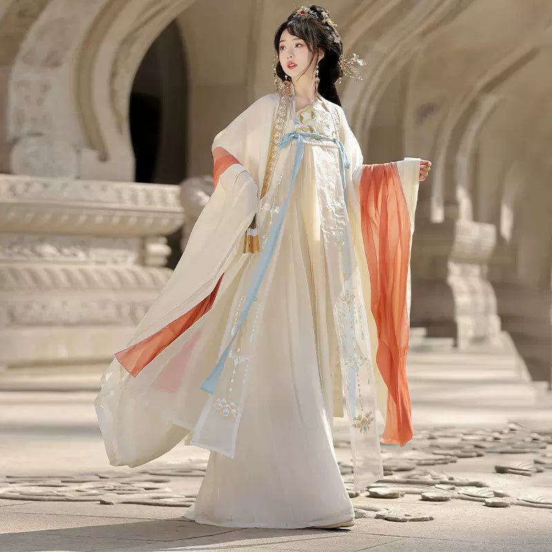 【Hanfu】Tulips|Tang Chest - Length skirthan fu Chinese han fu hanfu male tang dynasty clothes chinese hanfu tang dynasty outfits traditiona hanfu dress chinese hanfu chinese style dress dress fashion cheongsam dress q