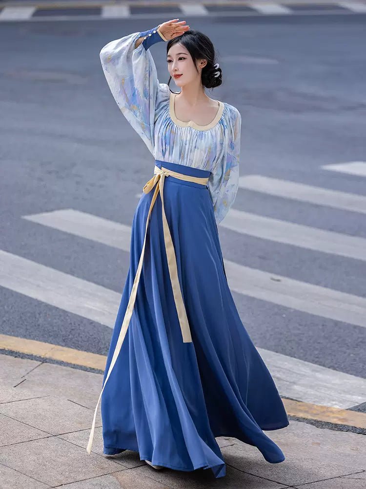 【Hanfu】﻿Van Gogh’s sea|梵高的海han fu Chinese han fu hanfu male tang dynasty clothes chinese hanfu tang dynasty outfits traditiona hanfu dress chinese hanfu chinese style dress dress fashion cheongsam dress q