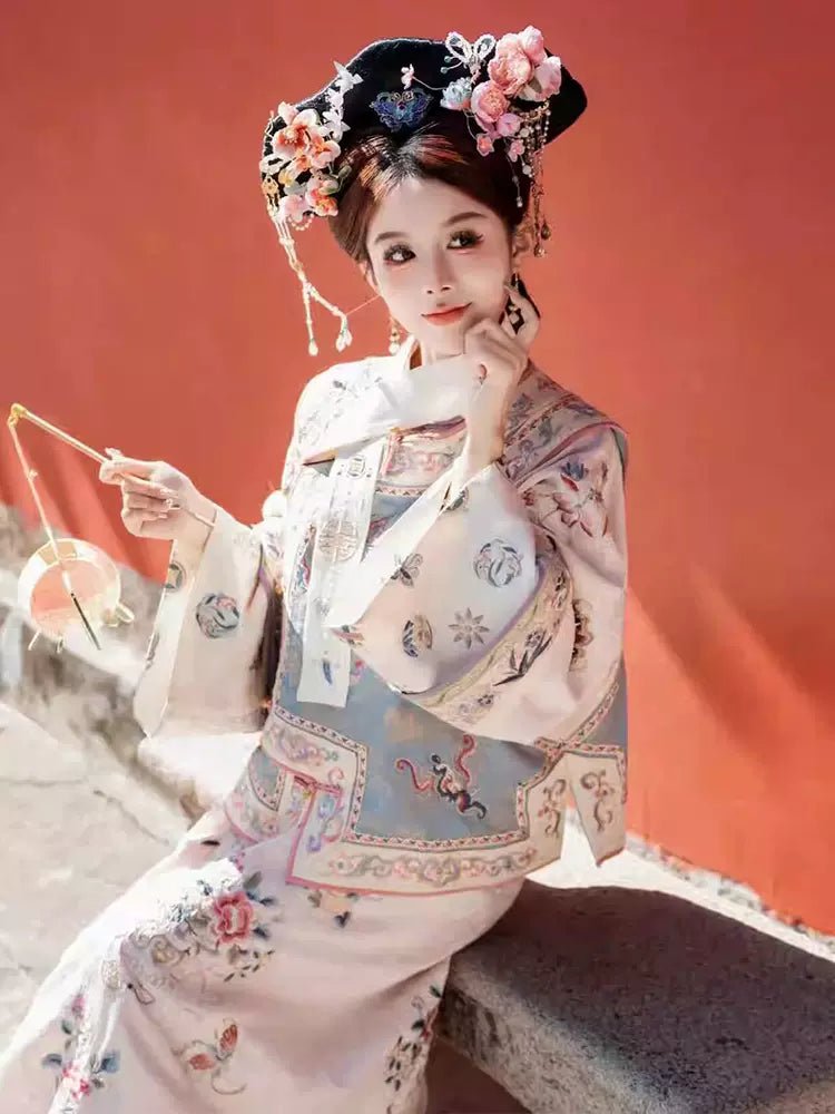 【Hanfu】Whispering Blossom Dream | Qing Style Hanfuhan fu Chinese han fu hanfu male tang dynasty clothes chinese hanfu tang dynasty outfits traditiona hanfu dress chinese hanfu chinese style dress dress fashion cheongsam dress q