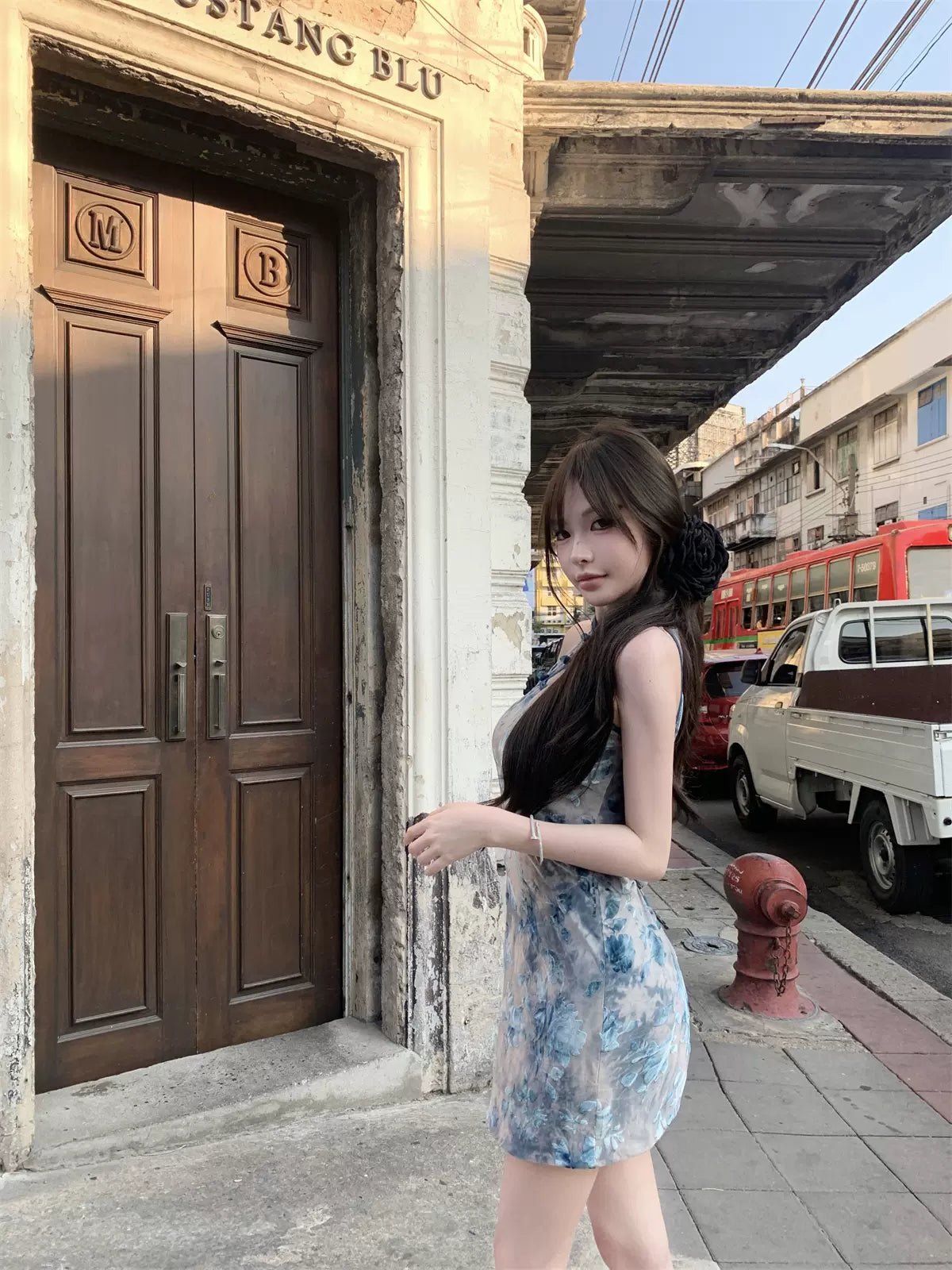 【Hanfu】Whispers of Spring Bloom | Cheongsam/Qipaohan fu Chinese han fu hanfu male tang dynasty clothes chinese hanfu tang dynasty outfits traditiona hanfu dress chinese hanfu chinese style dress dress fashion cheongsam dress q