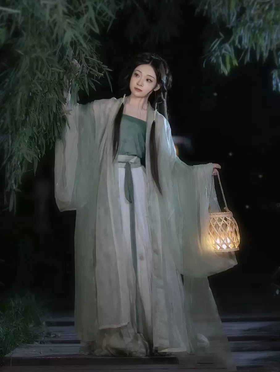 【Hanfu】Whispers of Verdant Serenity | Song Dynasty Hanfuhan fu Chinese han fu hanfu male tang dynasty clothes chinese hanfu tang dynasty outfits traditiona hanfu dress chinese hanfu chinese style dress dress fashion cheongsam dress q