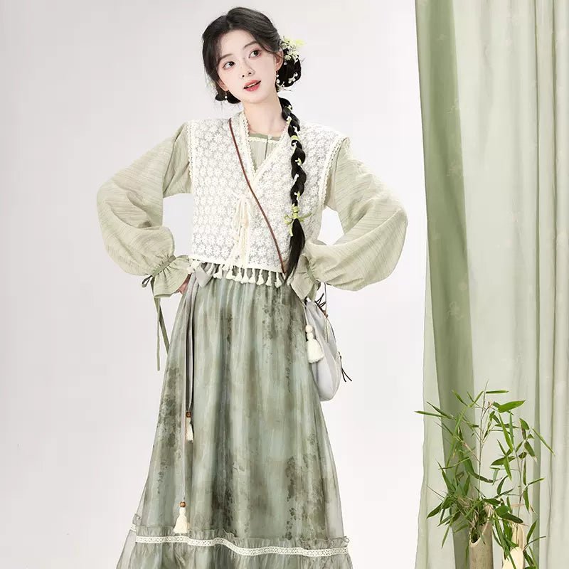 【Hanfu】Willow Fluff in Spring Breeze | Song Style Hanfuhan fu Chinese han fu hanfu male tang dynasty clothes chinese hanfu tang dynasty outfits traditiona hanfu dress chinese hanfu chinese style dress dress fashion cheongsam dress q