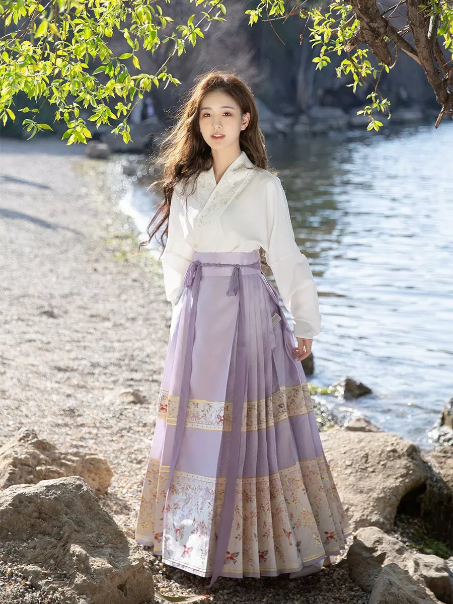 【Hanfu】Wisteria Preface | Modern Horse - faced skirthan fu Chinese han fu hanfu male tang dynasty clothes chinese hanfu tang dynasty outfits traditiona hanfu dress chinese hanfu chinese style dress dress fashion cheongsam dress q