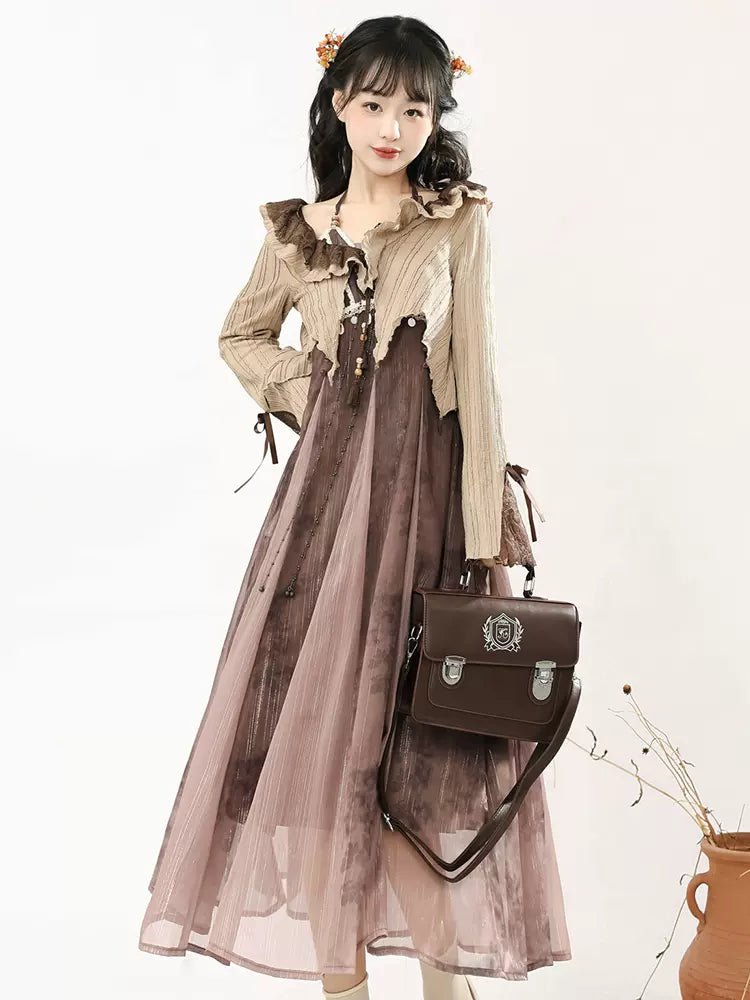 【Hanfu】Withered Butterflies in the Desert|Modern Dresshan fu Chinese han fu hanfu male tang dynasty clothes chinese hanfu tang dynasty outfits traditiona hanfu dress chinese hanfu chinese style dress dress fashion cheongsam dress q
