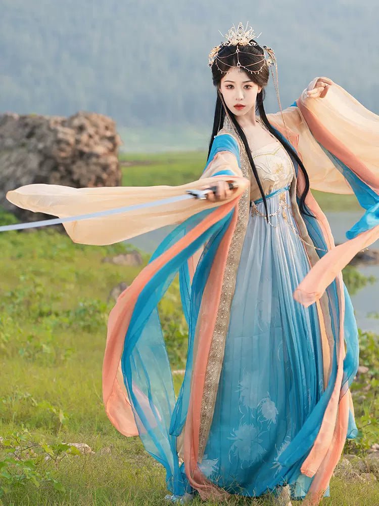 【Hanfu】Xuan Nü, a fairy|Tang Chest - Length skirthan fu Chinese han fu hanfu male tang dynasty clothes chinese hanfu tang dynasty outfits traditiona hanfu dress chinese hanfu chinese style dress dress fashion cheongsam dress q