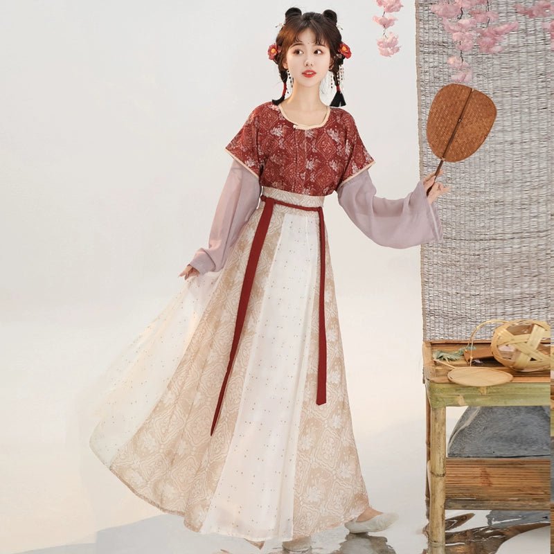 Little Tang Springhan fu Chinese han fu hanfu male tang dynasty clothes chinese hanfu tang dynasty outfits traditiona hanfu dress chinese hanfu chinese style dress dress fashion cheongsam dress q
