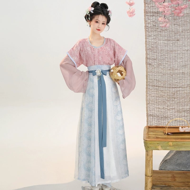 Little Tang Springhan fu Chinese han fu hanfu male tang dynasty clothes chinese hanfu tang dynasty outfits traditiona hanfu dress chinese hanfu chinese style dress dress fashion cheongsam dress q