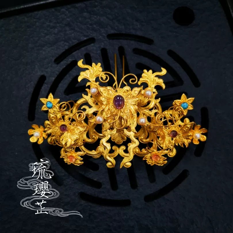 Lonely Search|Ancient Style Butterfly Hair Crownhan fu Chinese han fu hanfu male tang dynasty clothes chinese hanfu tang dynasty outfits traditiona hanfu dress chinese hanfu chinese style dress dress fashion cheongsam dress q