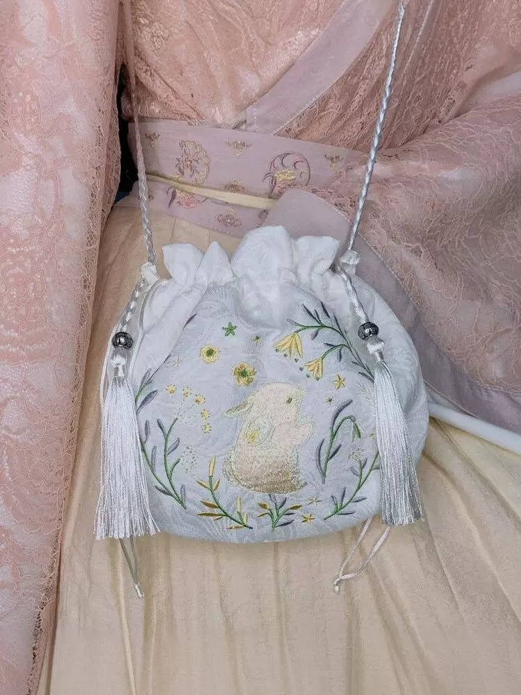Moon Rabbit|Hanfu Matching bagshan fu Chinese han fu hanfu male tang dynasty clothes chinese hanfu tang dynasty outfits traditiona hanfu dress chinese hanfu chinese style dress dress fashion cheongsam dress q