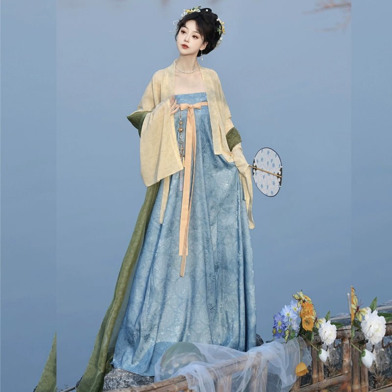 Peach blossom branchhan fu Chinese han fu hanfu male tang dynasty clothes chinese hanfu tang dynasty outfits traditiona hanfu dress chinese hanfu chinese style dress dress fashion cheongsam dress q
