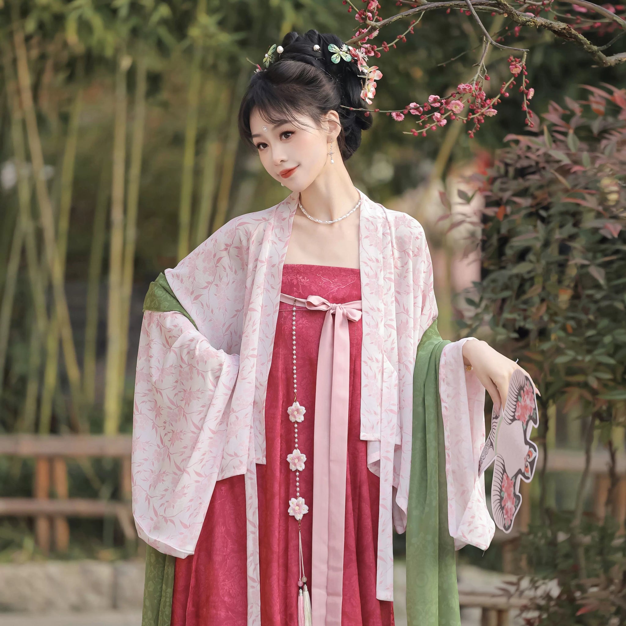 Peach blossom branchhan fu Chinese han fu hanfu male tang dynasty clothes chinese hanfu tang dynasty outfits traditiona hanfu dress chinese hanfu chinese style dress dress fashion cheongsam dress q