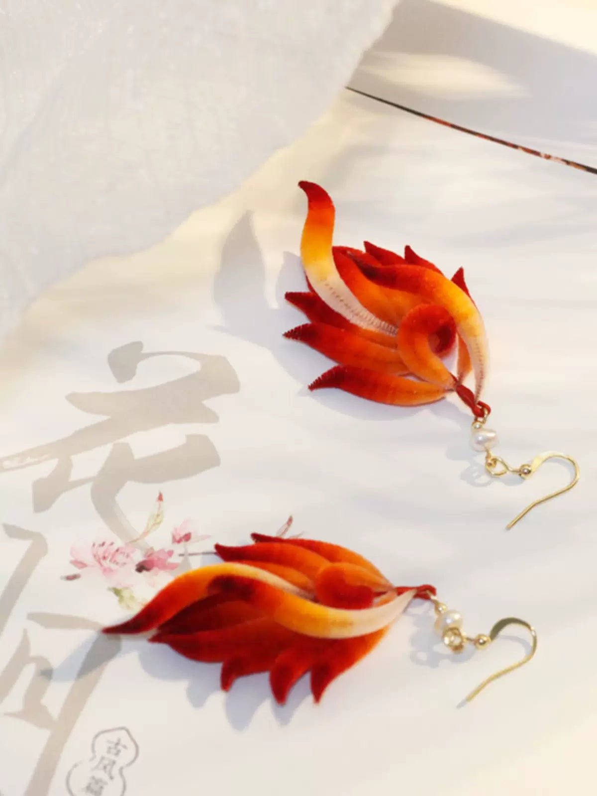 Phoenix Feather|Hanfu Matching earringshan fu Chinese han fu hanfu male tang dynasty clothes chinese hanfu tang dynasty outfits traditiona hanfu dress chinese hanfu chinese style dress dress fashion cheongsam dress q