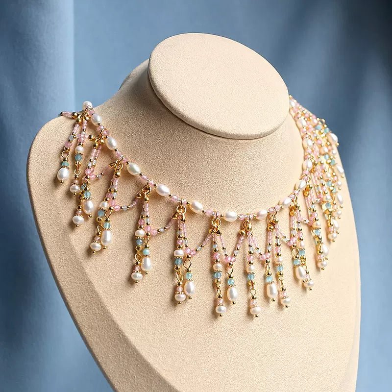 Pink Shellfish|Hanfu Matching Necklacehan fu Chinese han fu hanfu male tang dynasty clothes chinese hanfu tang dynasty outfits traditiona hanfu dress chinese hanfu chinese style dress dress fashion cheongsam dress q