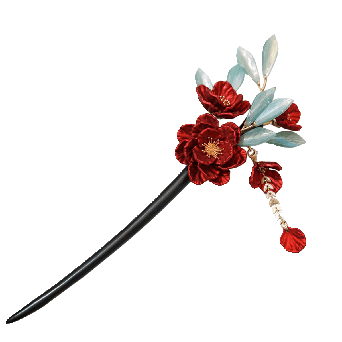 Pomegranate Hairpin|Ebony Hairpinhan fu Chinese han fu hanfu male tang dynasty clothes chinese hanfu tang dynasty outfits traditiona hanfu dress chinese hanfu chinese style dress dress fashion cheongsam dress q