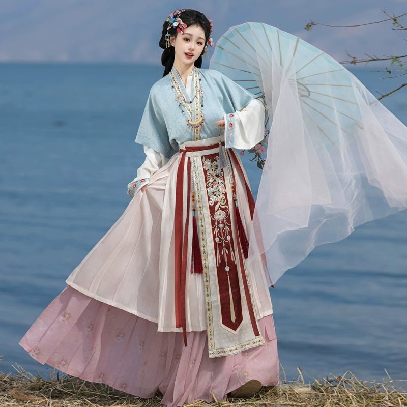 chinese typical dress Casual Clothes Chinese Traditional Red creating a layered look that sways elegantly with every stepevoking a fairy Hanfu Dress Women Ancient Chinese