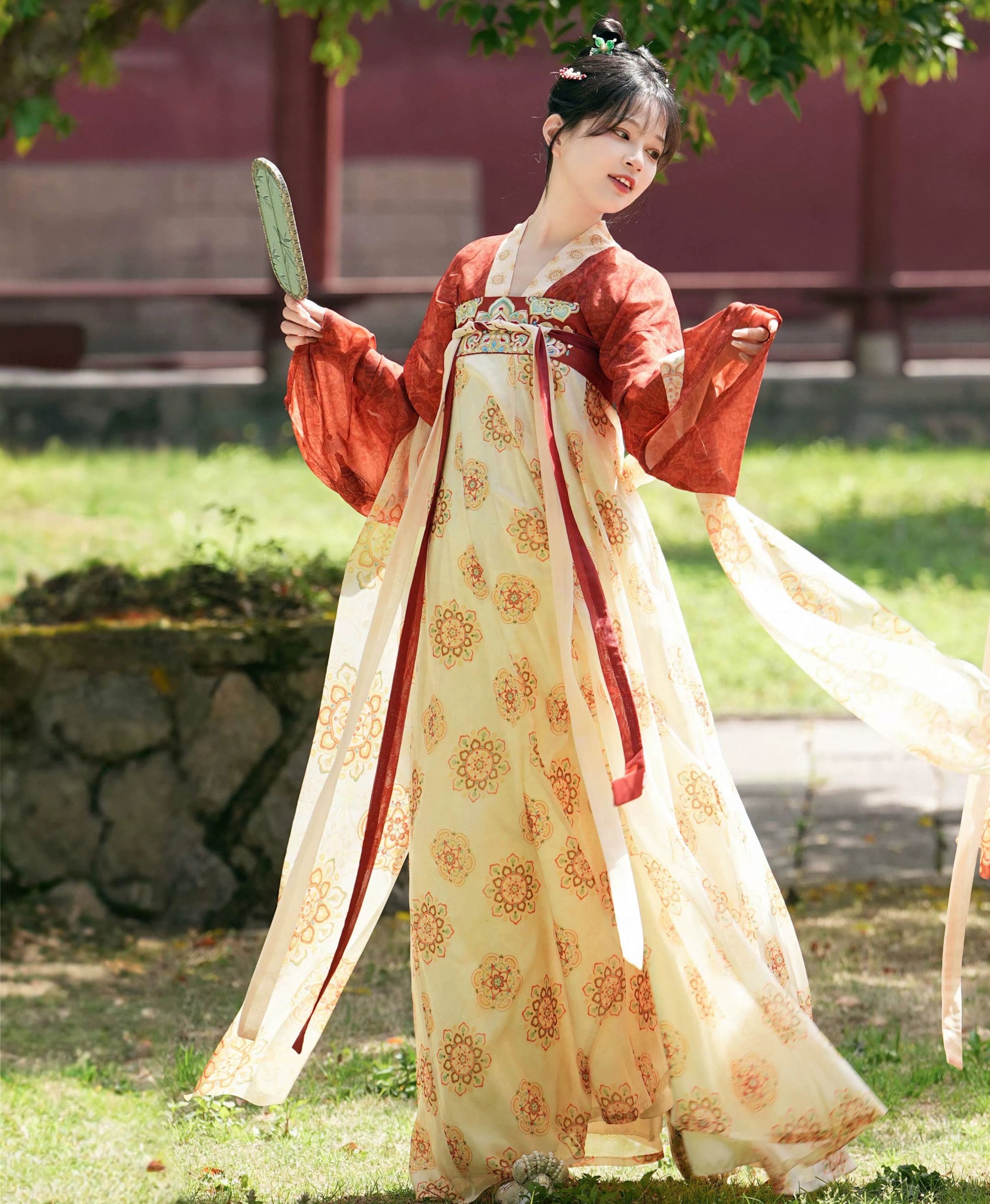 Spring Harmony & National Beautyhan fu Chinese han fu hanfu male tang dynasty clothes chinese hanfu tang dynasty outfits traditiona hanfu dress chinese hanfu chinese style dress dress fashion cheongsam dress q