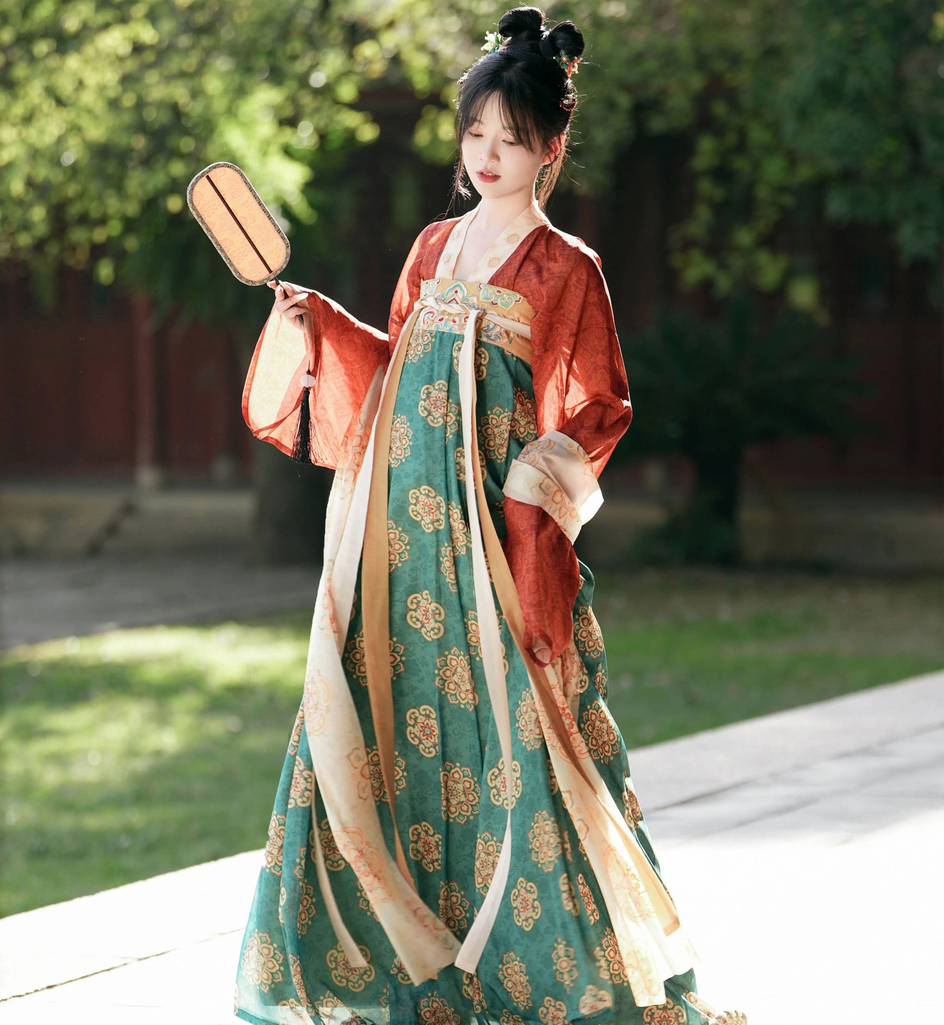 Spring Harmony & National Beautyhan fu Chinese han fu hanfu male tang dynasty clothes chinese hanfu tang dynasty outfits traditiona hanfu dress chinese hanfu chinese style dress dress fashion cheongsam dress q